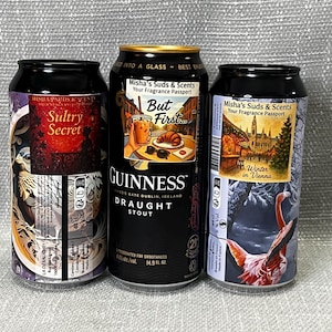 Custom 14oz Beer Can Candle | Minimum 12oz Wax | Choose Your Wax & Scent | Soy or Coconut Apricot | Hand-Poured in an Upcycled Beer Can