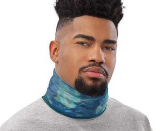 Neck Gaiter – Moonlight Song | Versatile Artistic Accessory | Symbol of Resilience & Freedom by Zybo