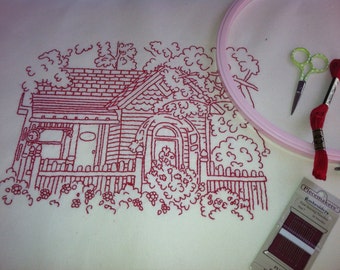 Cottage stitchery-patroon