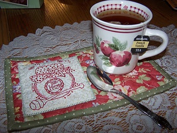 Honey Pot Mug Rug Pattern - Etsy