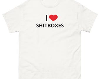 Camiseta para entusiastas de los coches I HEART SHITBOXES
