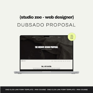 Modello di proposta Dubsado di Studio Zee / Moduli Dubsado / Proposta Dubsado / Modello di proposta cliente Dubsado / Modello Dubsado