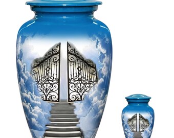 Heaven's Gate  Cremation Urn  for Ashes –Funeral Memorial Urns - Adult & Keepsake
