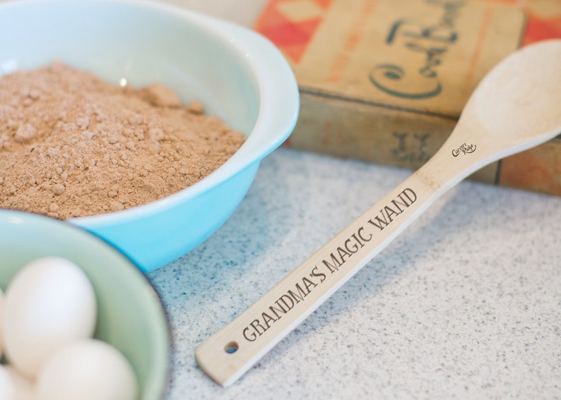Grandma/'s Magic Wand Engraved Wooden Spoon etched design
