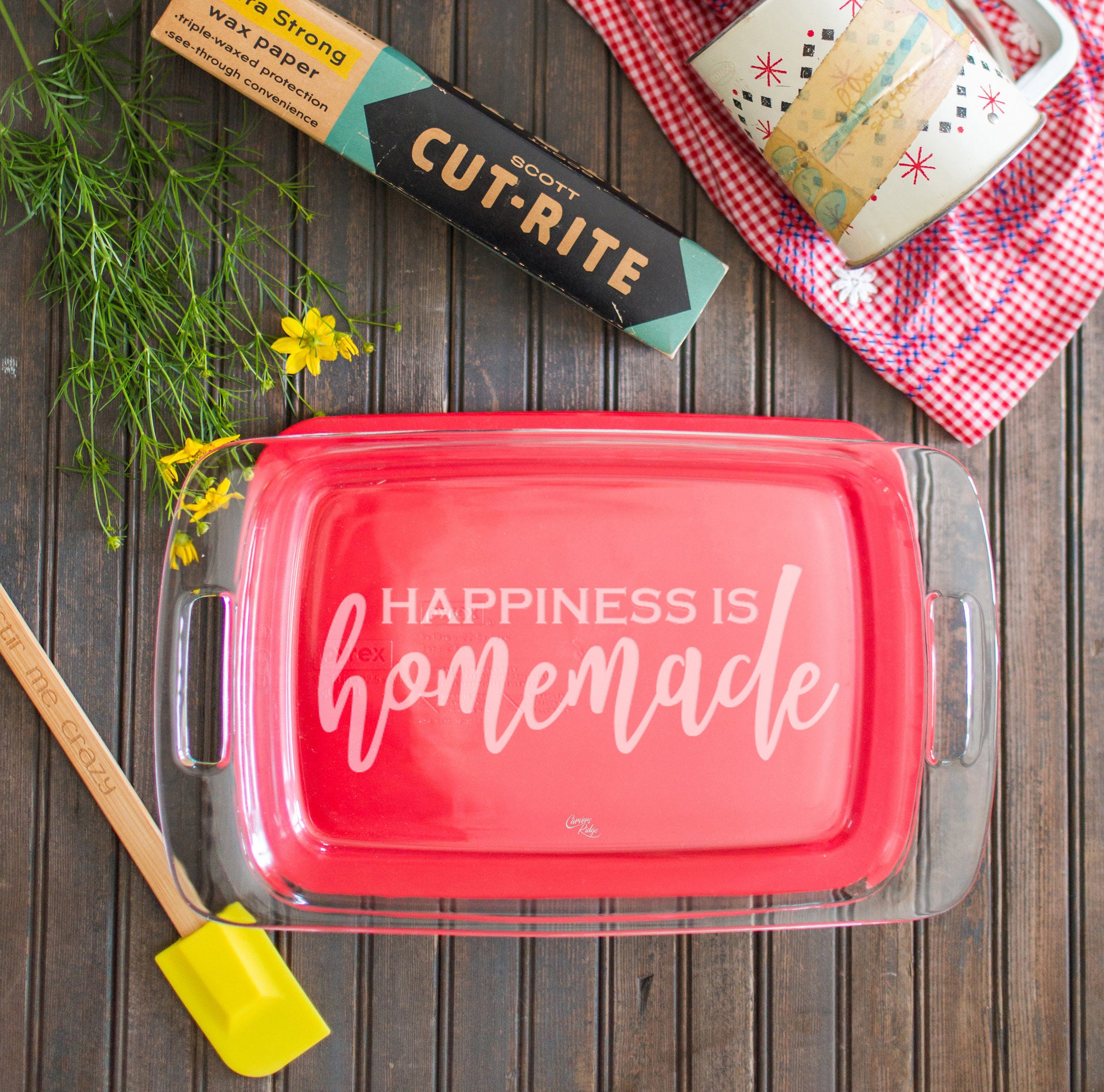 Engraved Pyrex Glass Casserole Baking Dish with Lid 9x13 or Etsy
