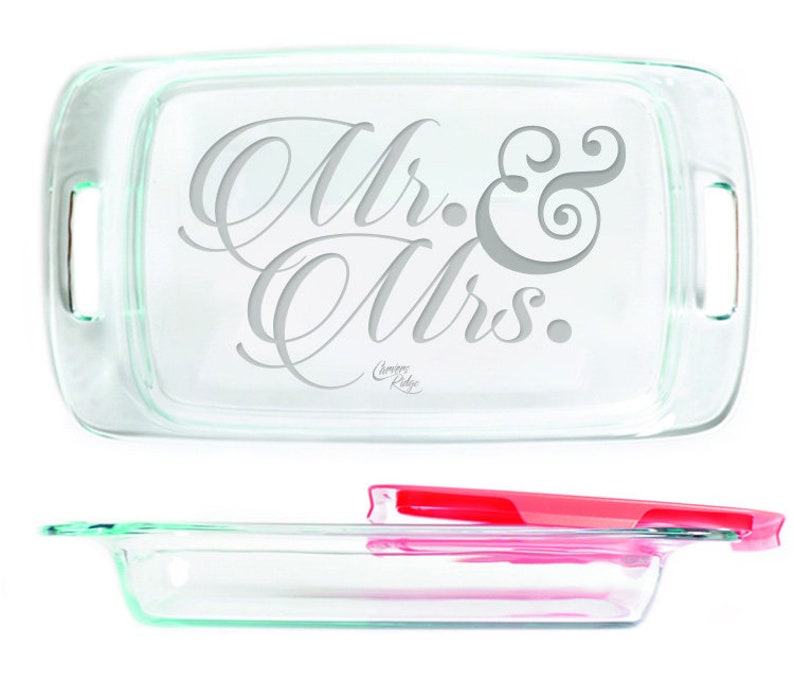 /& Mrs. Pyrex Baking Dish Mr