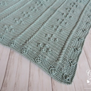 Cabled Blooms Blanket Crochet Pattern: Textured Home Decor (PDF Download)