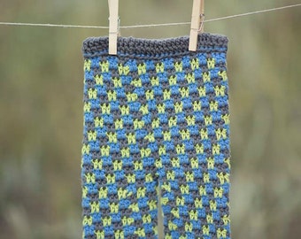 Crochet Pattern - Side Step Pants for 18 inch dolls, preemie babies and infants, Digital pdf baby crochet pattern instant download