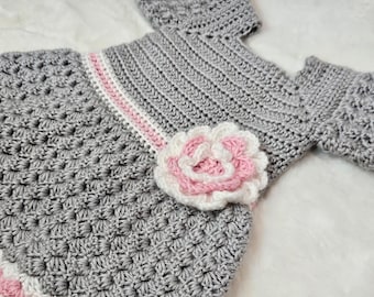 Diamond Toddler Dress Crochet Pattern: Sizes 2T-5T (PDF Download)