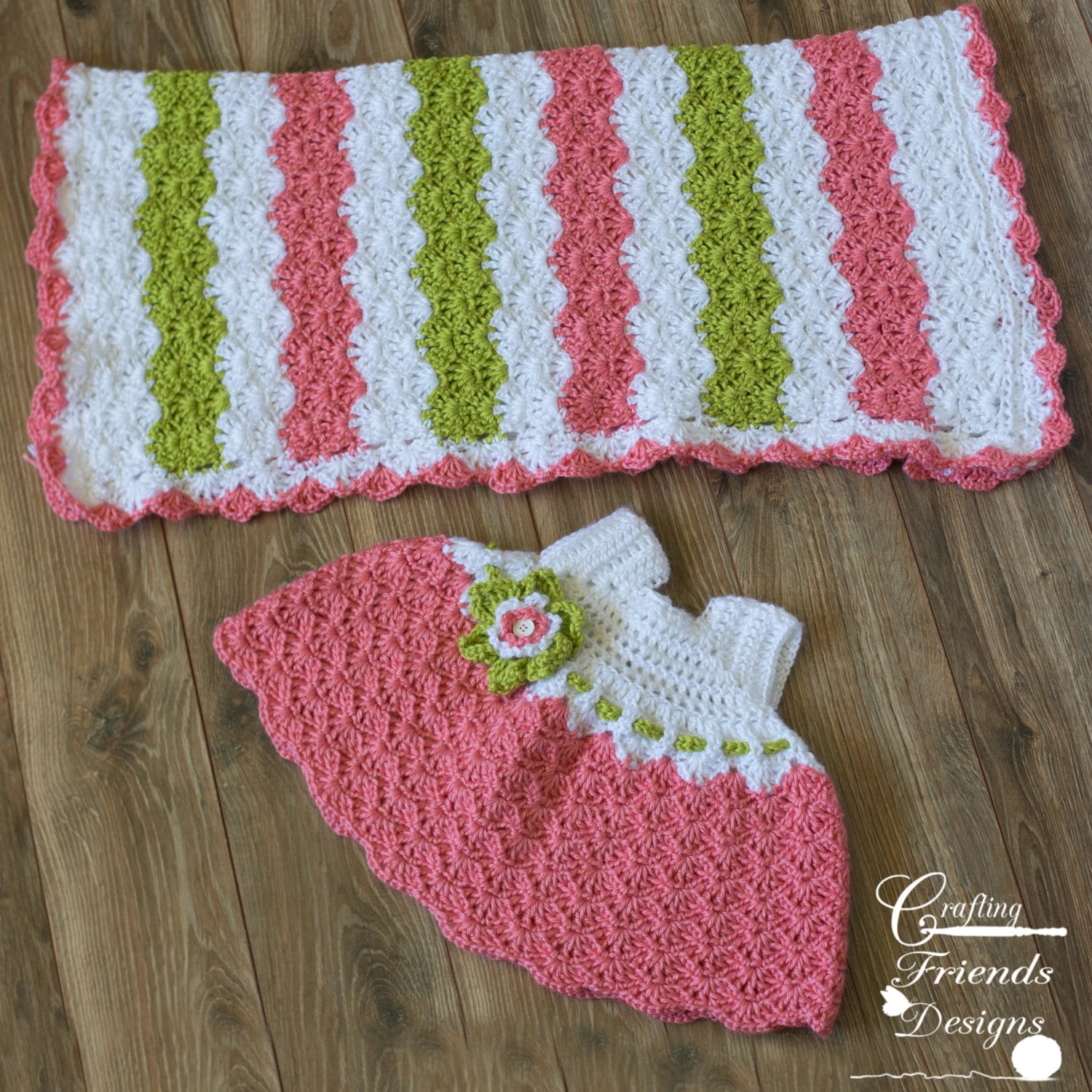 Crochet Infant Dress Afghan Pattern