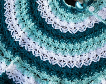 Christmas Tree Skirt Crochet Pattern: Beautifully Textured 49&quot; Diameter (PDF Download)