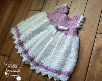 Snap Dragon Crochet Toddler Dress Pattern: Easy Easter Outfit (PDF Pattern)