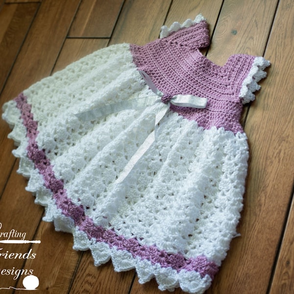 Crochet Pattern - Snap Dragon Toddler Dress crochet pattern great for Easter, pdf instant download crochet pattern