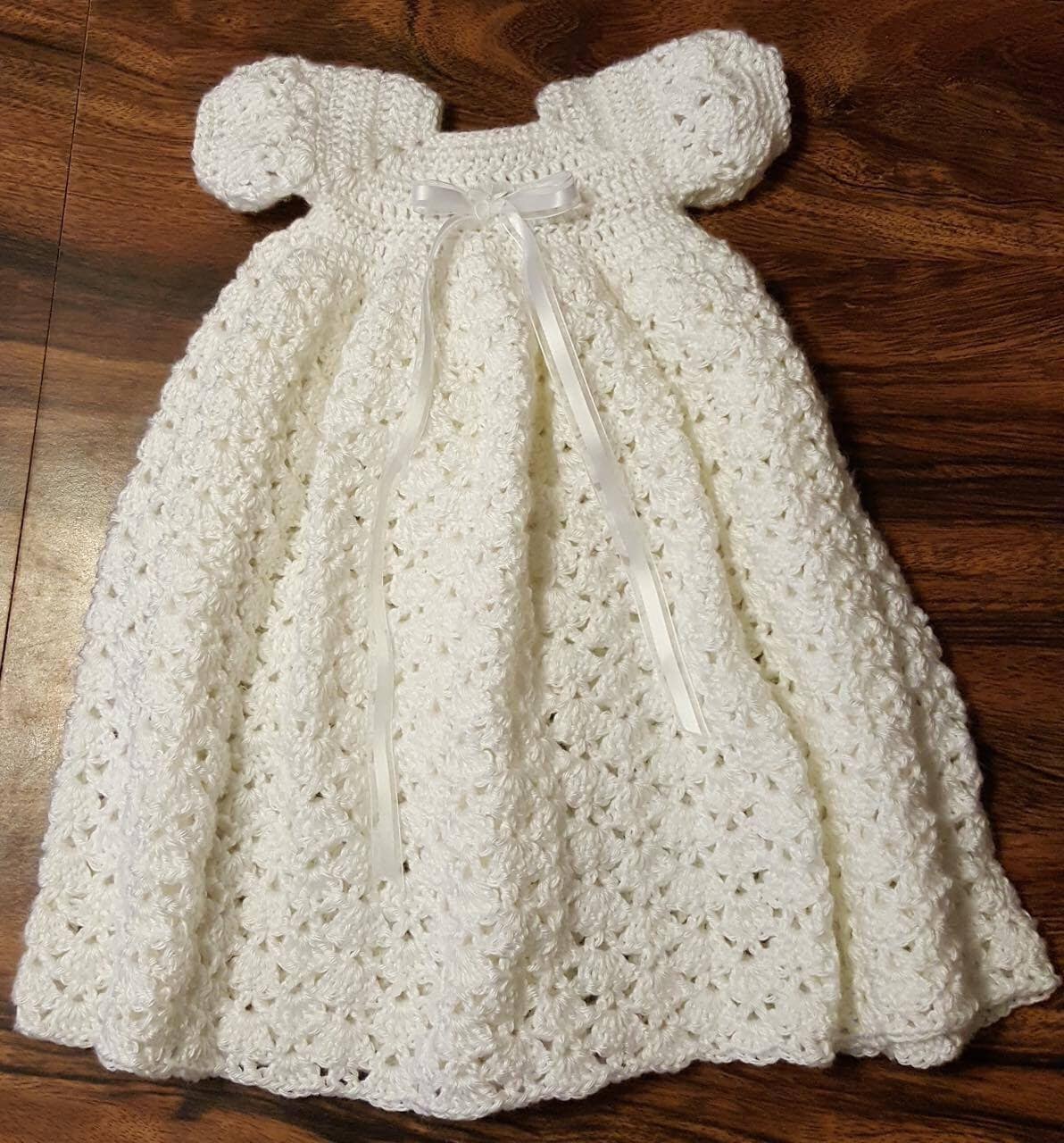 fairy pineapple dress crochet pattern Crochet Pineapple Dress XSmall / White main image 1