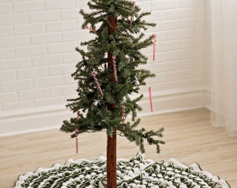 Crochet Pattern: Tree Skirt - Christmas Pine Tree Skirt pattern, Pine Tree crochet stitch, PDF Instant Download, Christmas crochet pattern