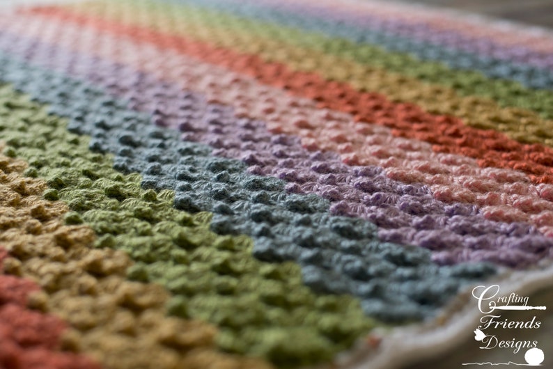 Peaked Shell Ripple Afghan Crochet Pattern: Infant to King (PDF Pattern) image 3