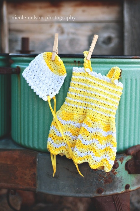 Crochet Baby Sundress Pattern: Stars & Stripes Summer Dress (PDF Download)