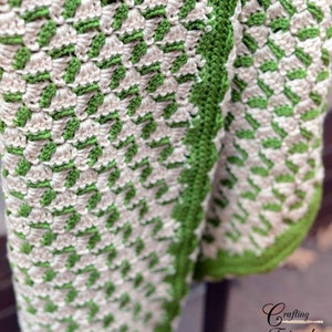 Crochet Pattern Ribbon Candy Afghan, Baby blanket pattern, Warm Fall Home Decor digital pdf crochet pattern instant download image 4