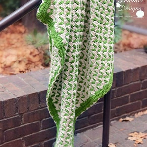 Crochet Pattern Ribbon Candy Afghan, Baby blanket pattern, Warm Fall Home Decor digital pdf crochet pattern instant download image 2