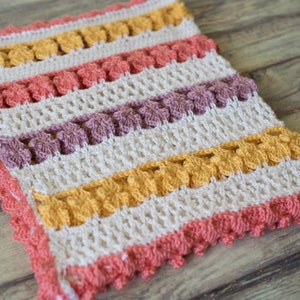 Butterfly Garden Afghan Crochet Pattern: Adjustable Baby Blanket (PDF Pattern)