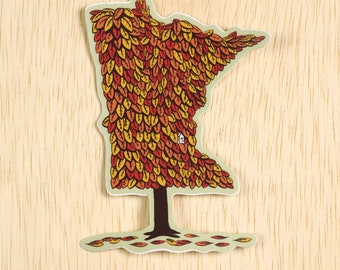 Sticker - Minnesota Autumn Tree
