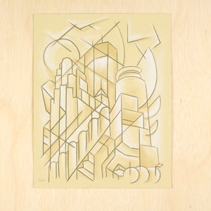 11 x 14&quot; Minneapolis Cubist No. 7 Screen Print Poster