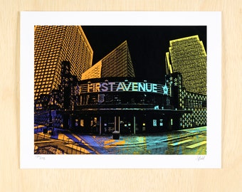 First Ave Screen Print Poster