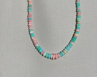 Mermaid Opal Gemstone Necklace