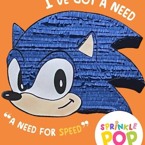 Sonic inspired pinata