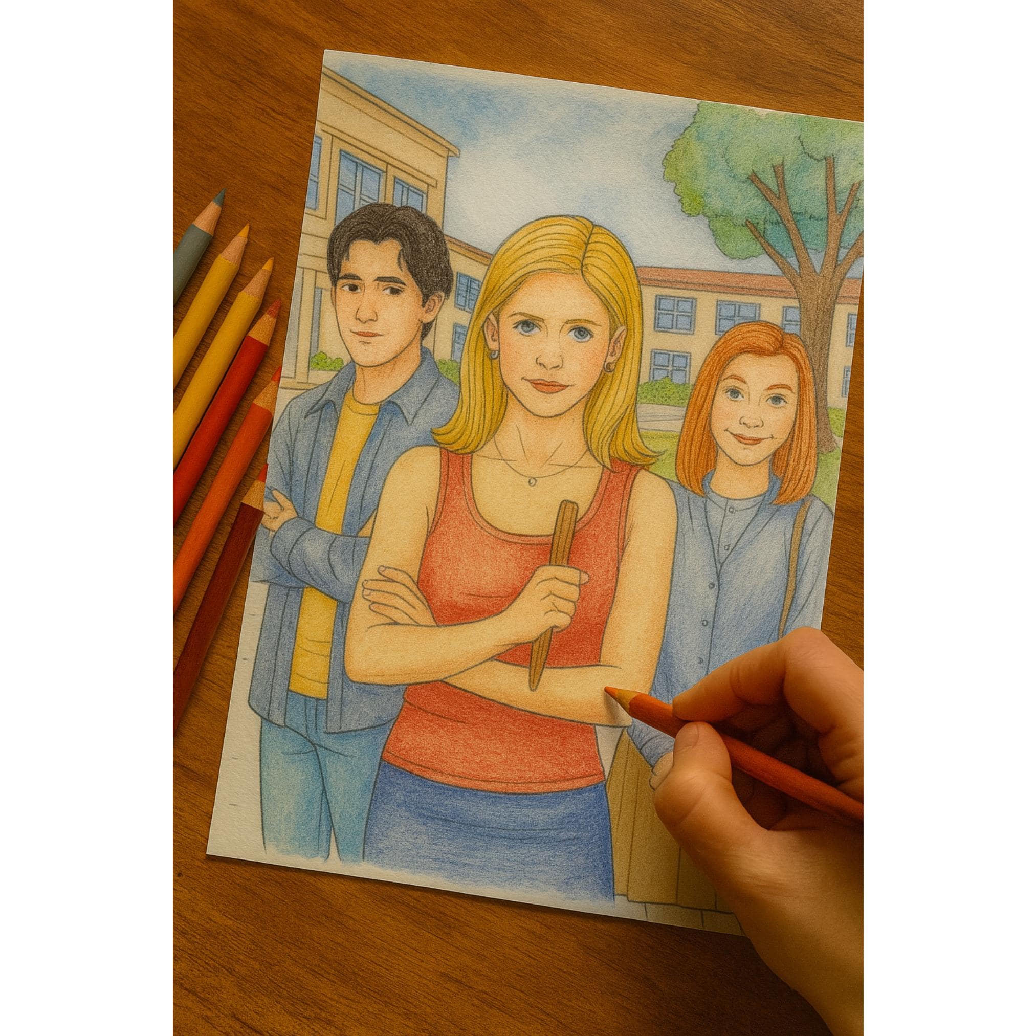 Buffy the Vampire Slayer Coloring Book, Printable PDF, 25 Pages ...