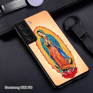 Jungfrau von Guadalupe Telefonhülle - Religiöse Katholische Kunsthülle - Hülle im mexikanischen Stil für Samsung - Schutzhülle Geschenk für Sie