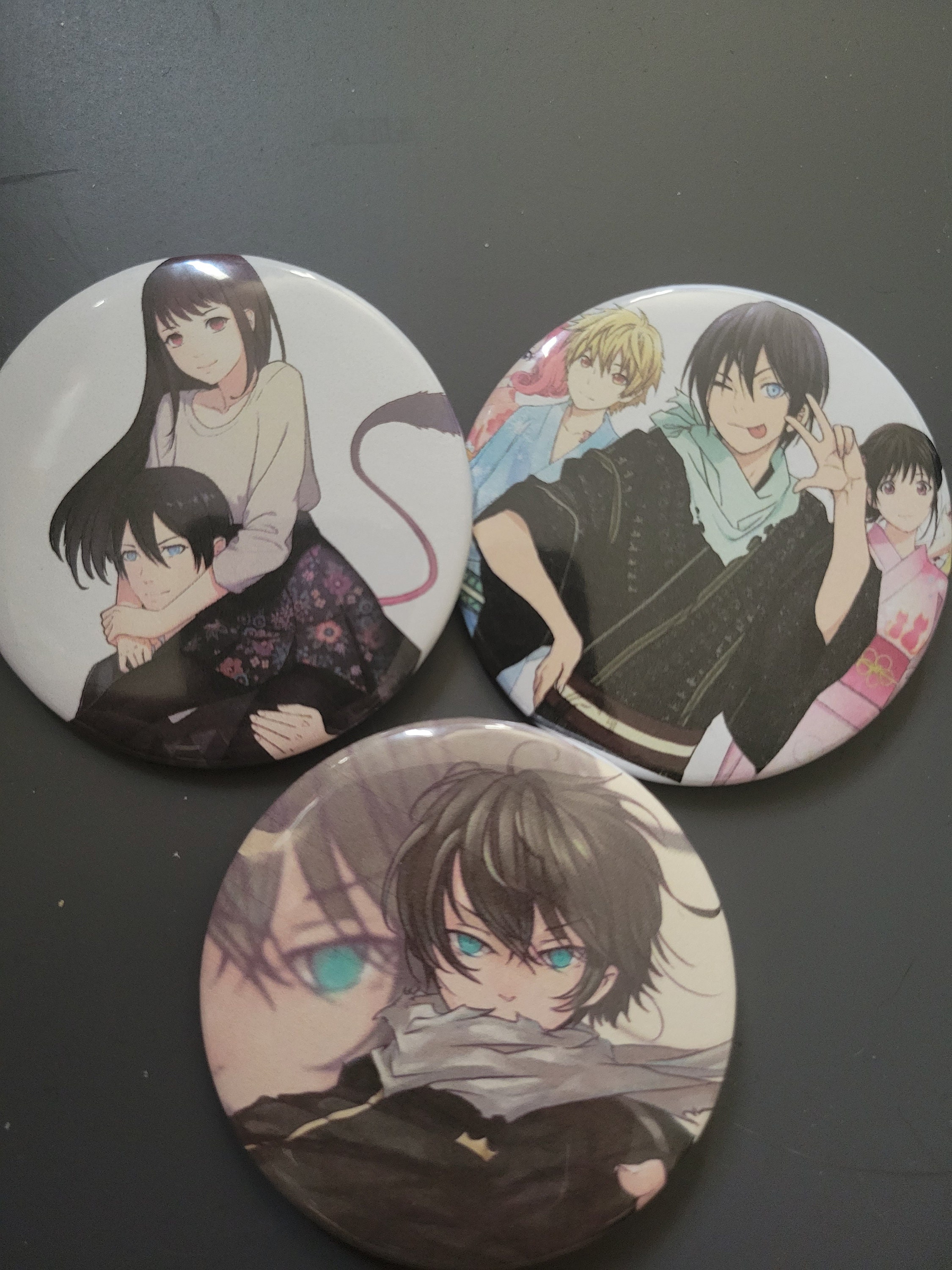 11pcs Anime Noragami Yato/Hiyori Iki Itabag Badge Pin Button Holiday Gift  Cos