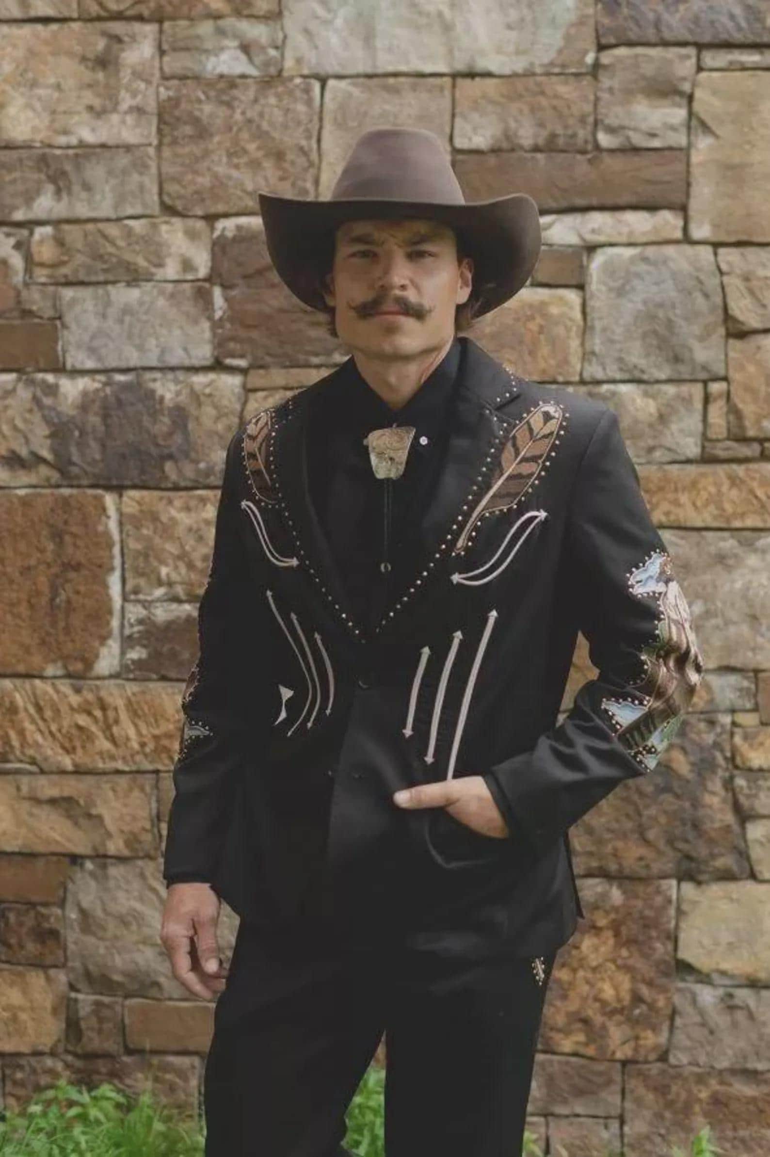 cowboy formal dress Western Wear This classic western suit is perfect for formal occasions Men 2pc lovry country western