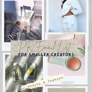 Brand PR & Collab Contact List