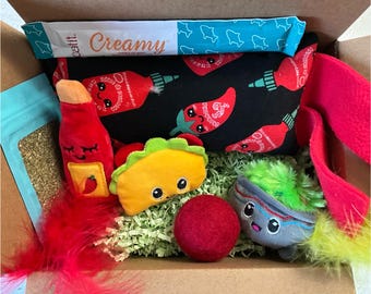 Cat Toy Gift Box Taco Organic Catnip Crinkle Toys-Ready to Ship