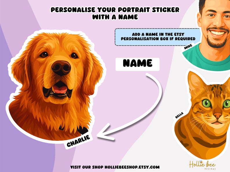 Personalised sticker of your horse, illustrated in cartoon style with focus on likeness