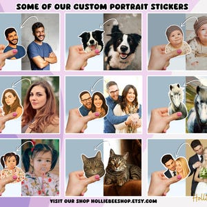 Cartoon horse portrait on vinyl sticker, created from owner’s photo with clean finish