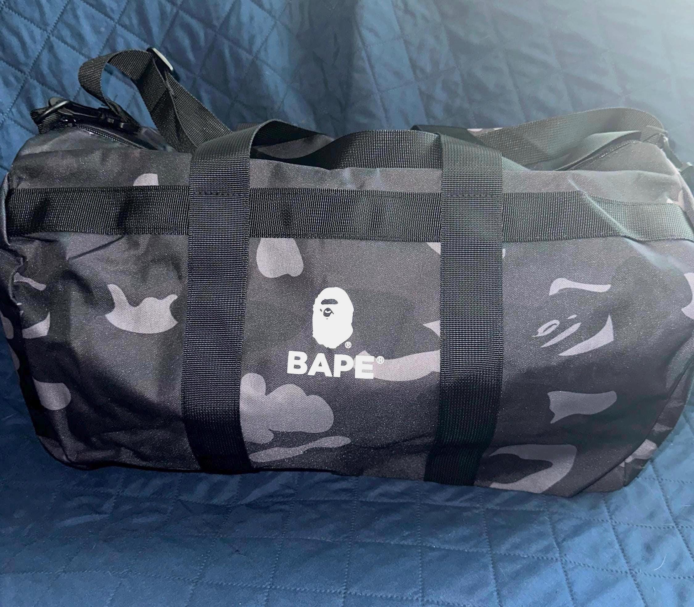 Black Bape Camo Duffel Bag - Etsy