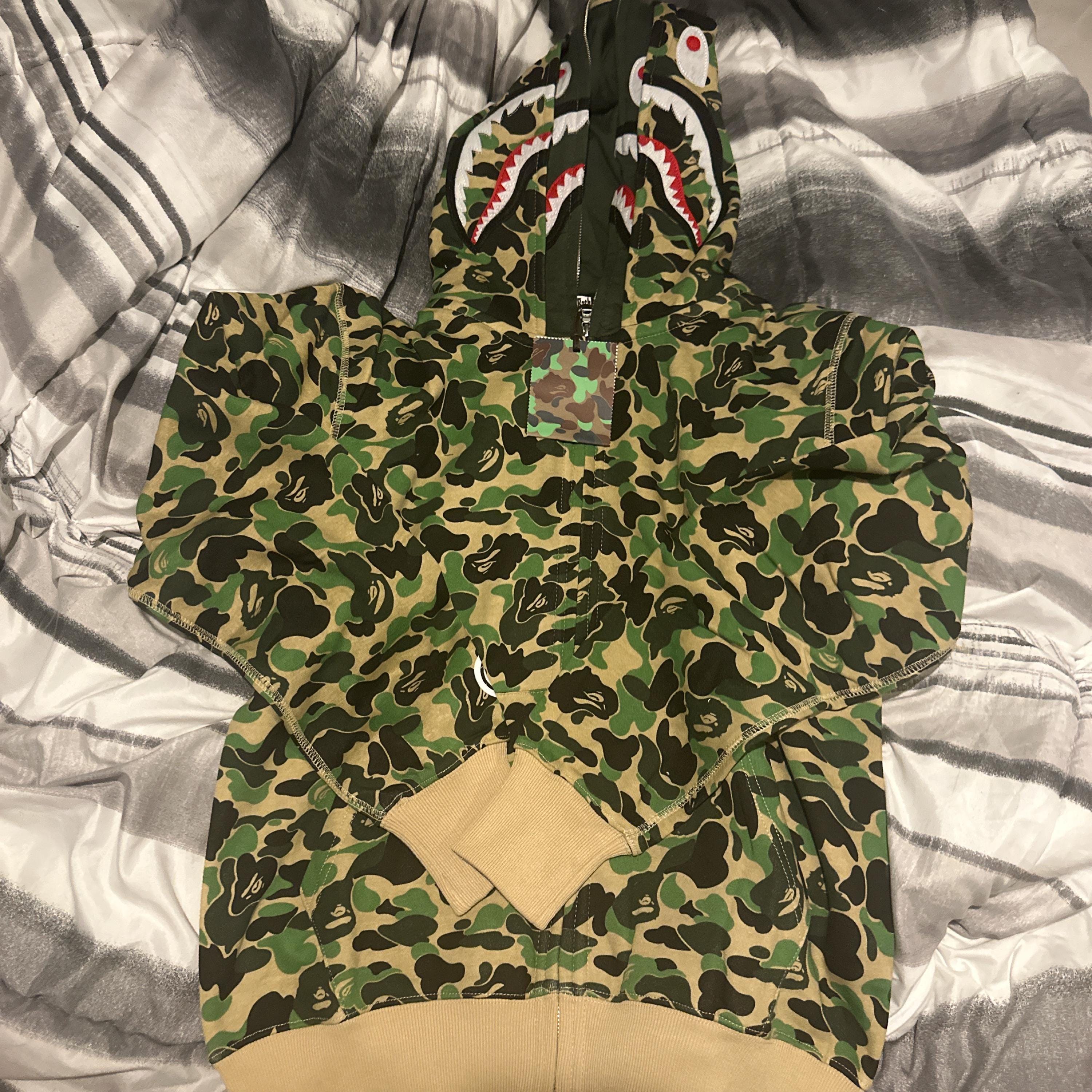 APE BAPE KAWS サイケカモSTA CAMO 迷彩パーカーL APE BAPE KAWS STA 