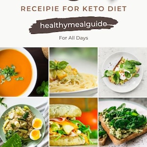 20 Easy Keto Diet Recipes | Printable Low Carb Meal Plan PDF | Digital Download