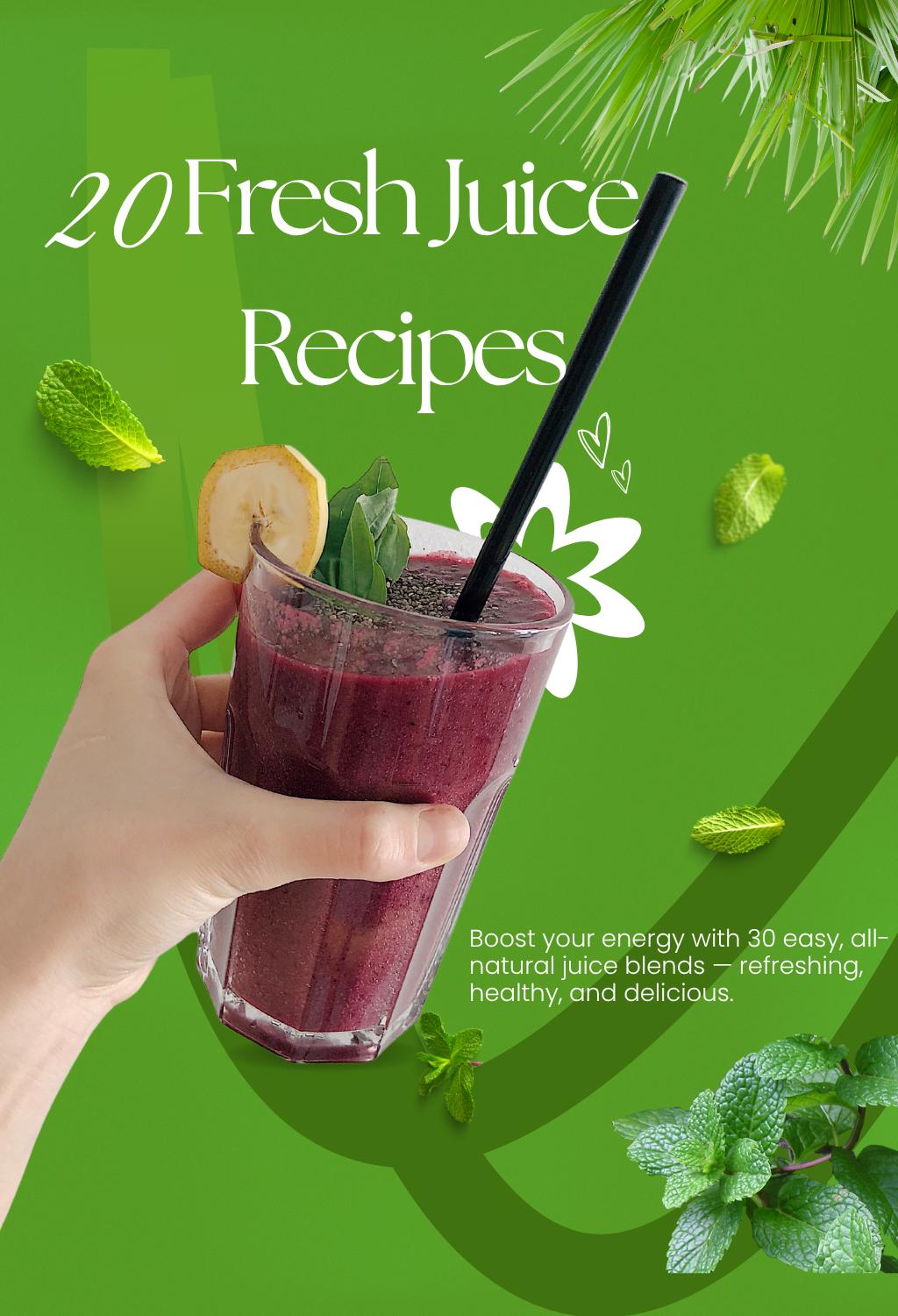 Energy Boost Juice Recipe Morning Juice Recipe For Energy Green