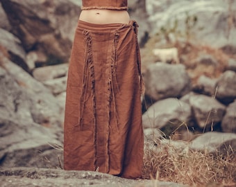 Wise Tree Skirt ~ Handwoven Khadi Cotton