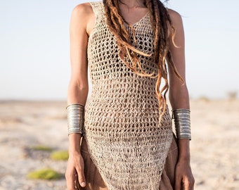 Pointy Nettle Yarn Dress ~>> Wild Himalayan Nettle Yarn