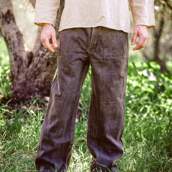 Pantalon droit ⋙ Chanvre Coton Bio