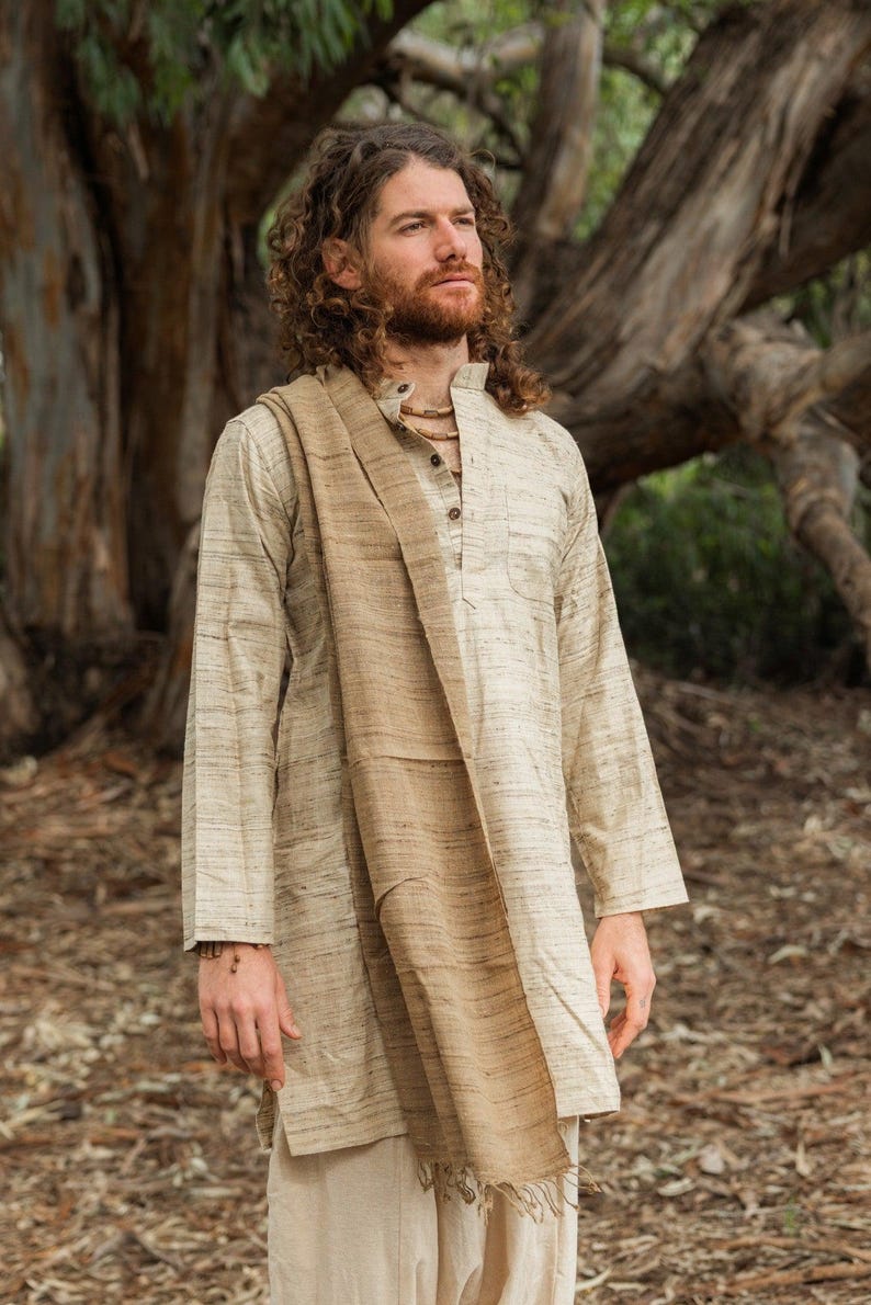 Wild Silk Long Kurta - Traditional Long Kurta image 1