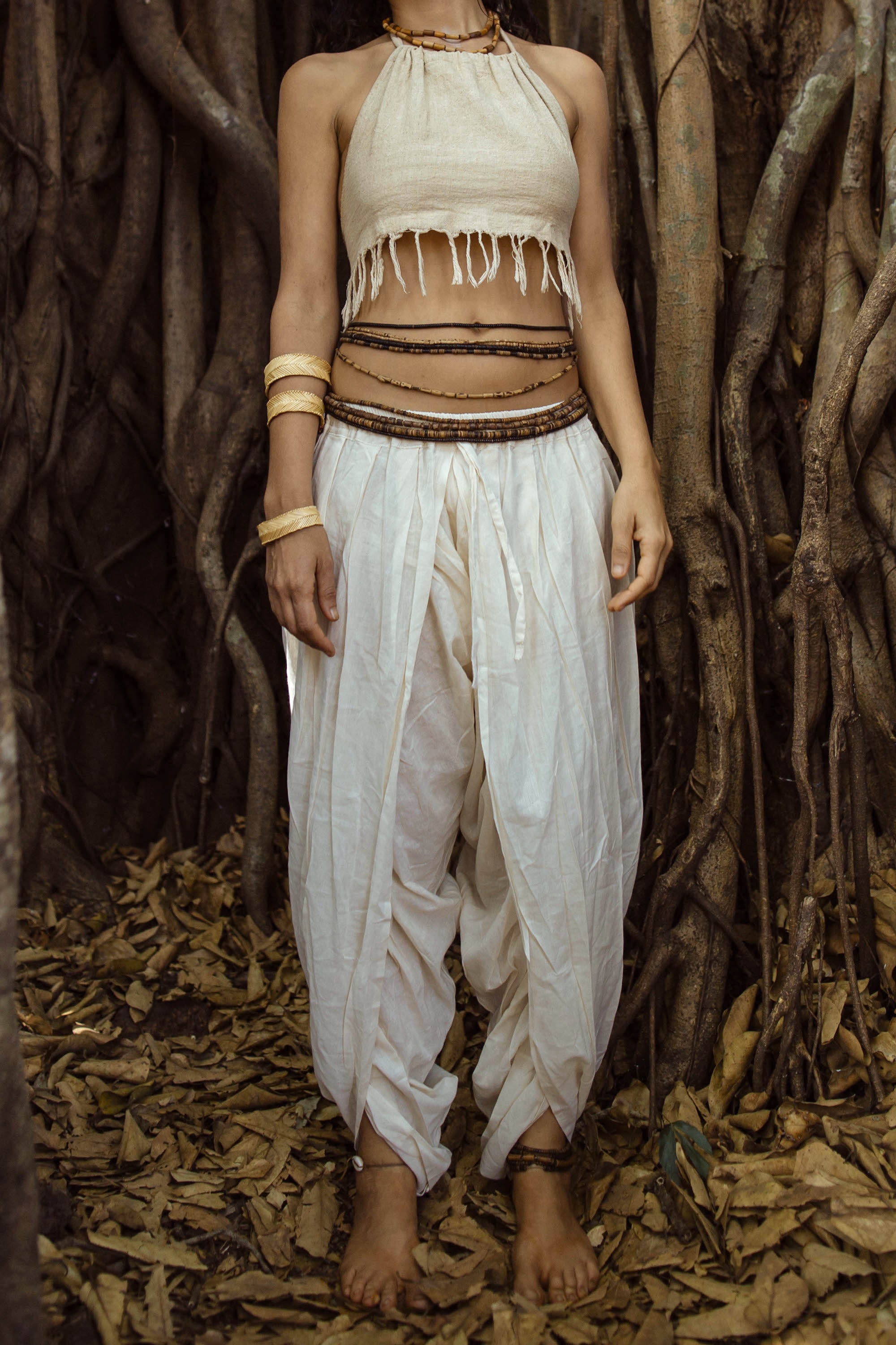 Wild Cotton Dhoti Pants ⋘⋙ Handwoven Wild Grown Cotton – Primitive Tribal  Craft