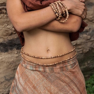 Wood Waist Beads - Etsy display picture 3