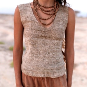 Nettle Yarn Knitted Top