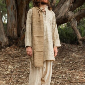 Wild Silk Long Kurta - Traditional Long Kurta image 4