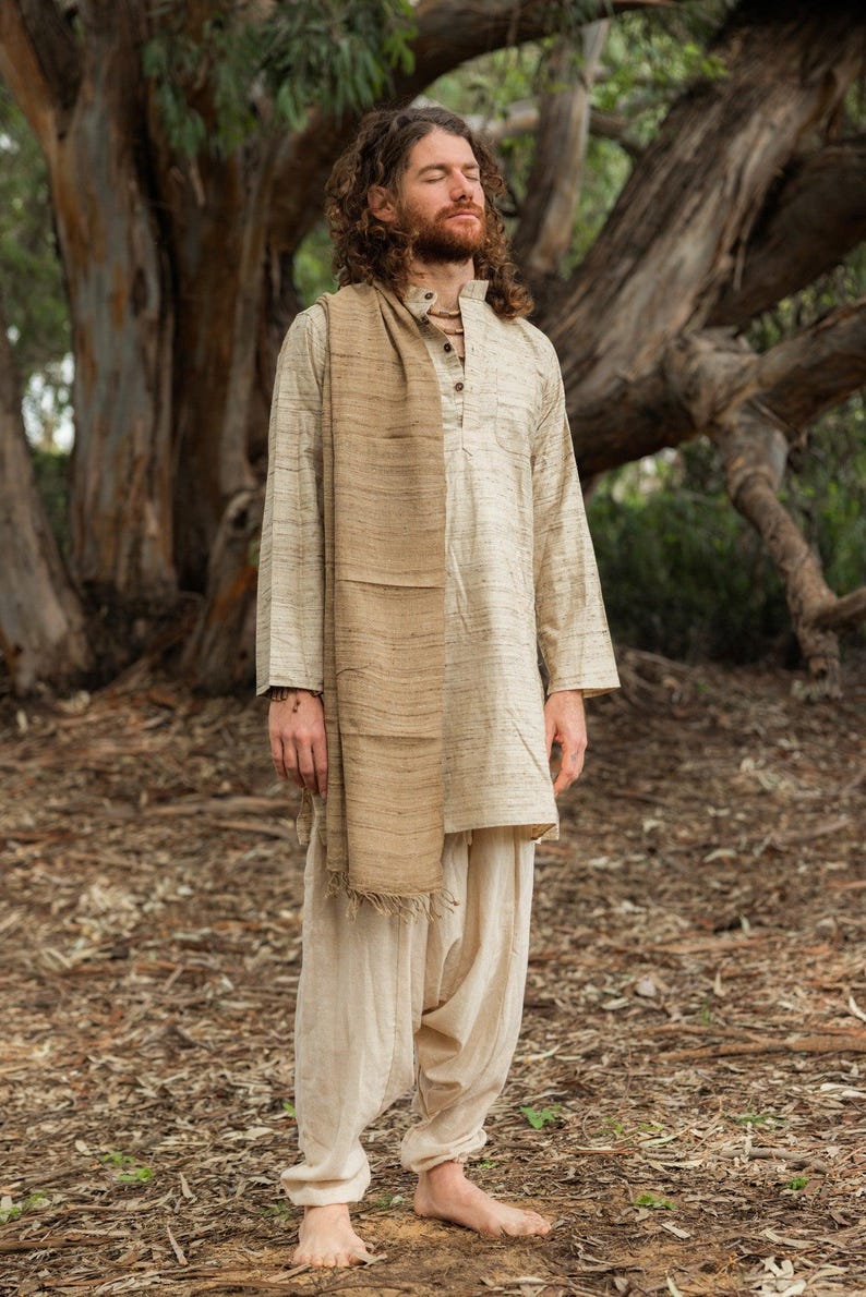 Wild Silk Long Kurta - Traditional Long Kurta image 4
